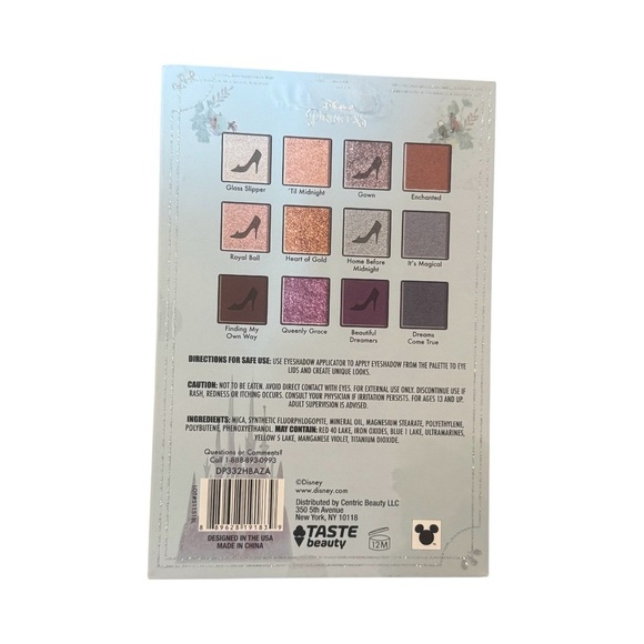 Disney Beauty Eyeshadow Palette with silver trim - Picture 2 of 5